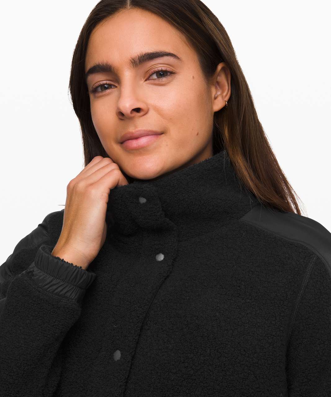 Lululemon Go Cozy Jacket - Black - lulu fanatics