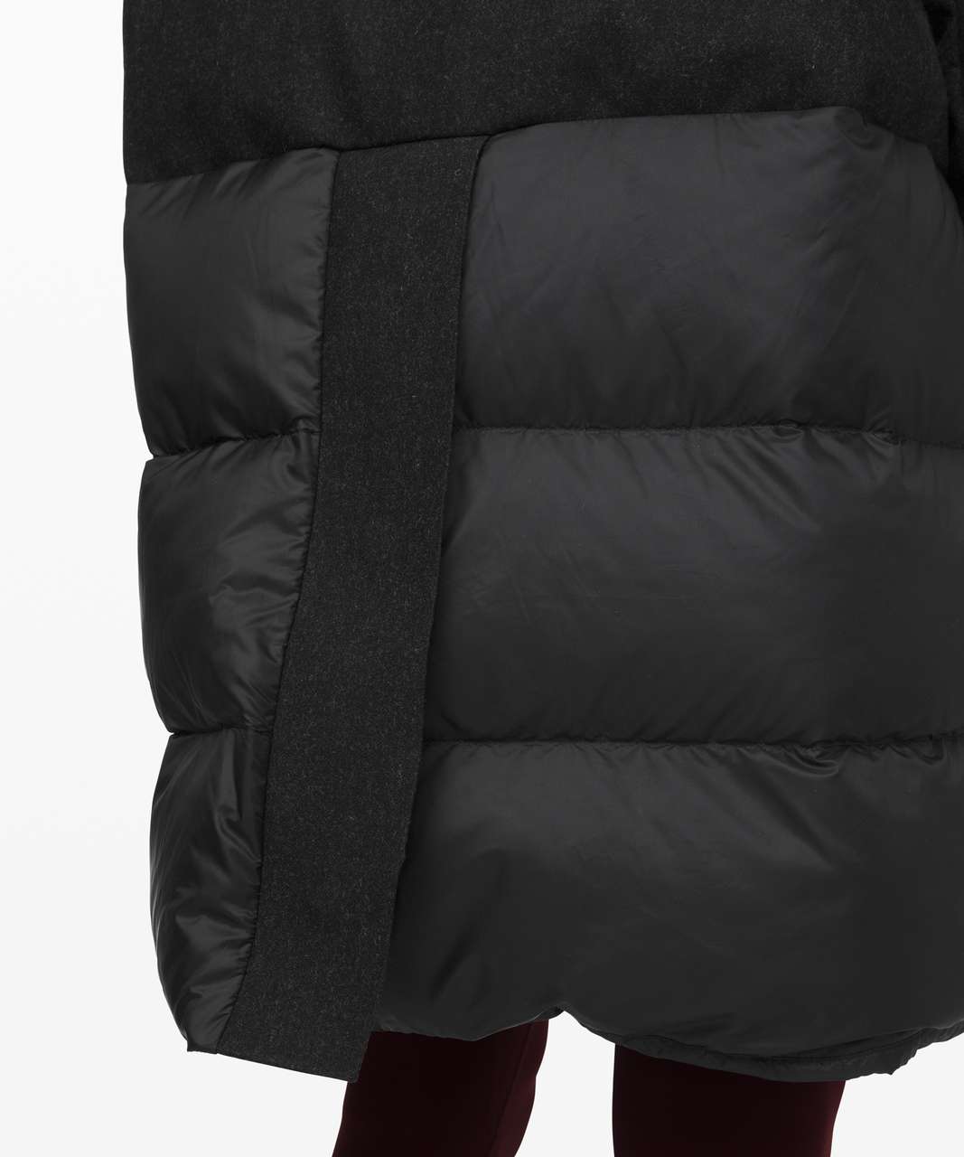 Lululemon Winter Chill Wool Parka - Heathered Black / Black