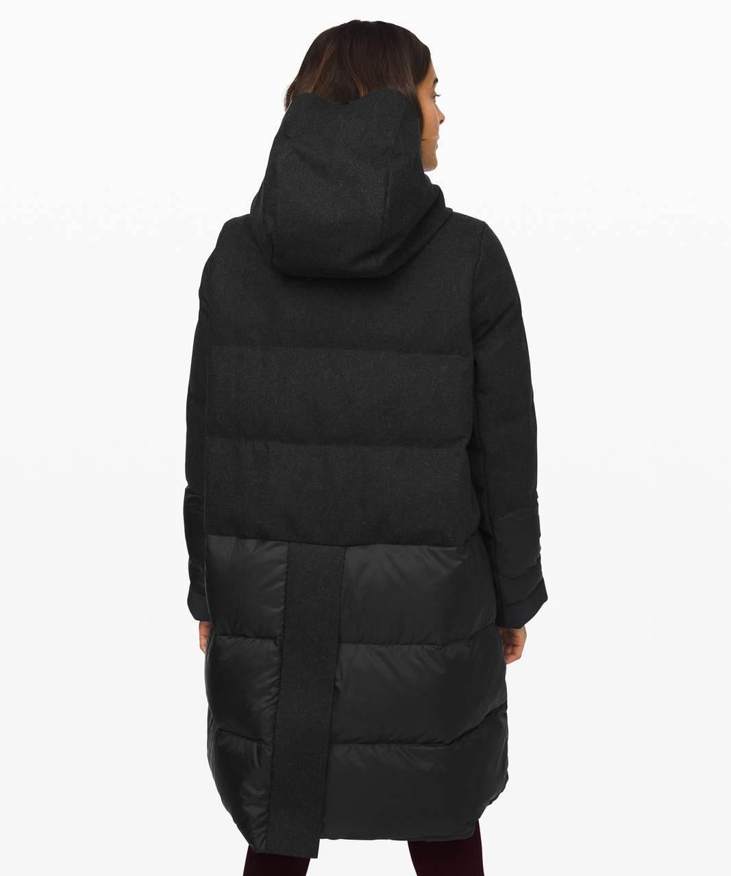 Lululemon Winter Chill Wool Parka - Heathered Black / Black