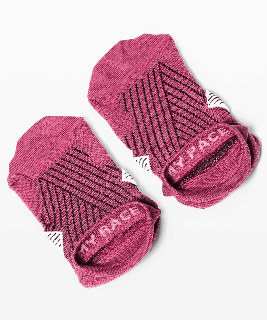 Lululemon Speed Sock *Silver - Pink Taupe / Moss Rose / Garnet