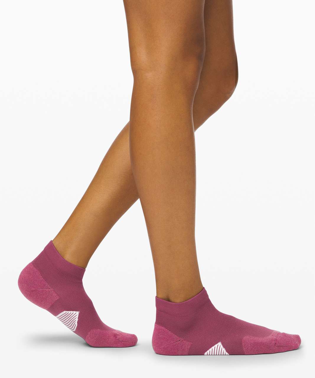 Lululemon Speed Ankle Sock *Silver - Moss Rose / Pink Taupe