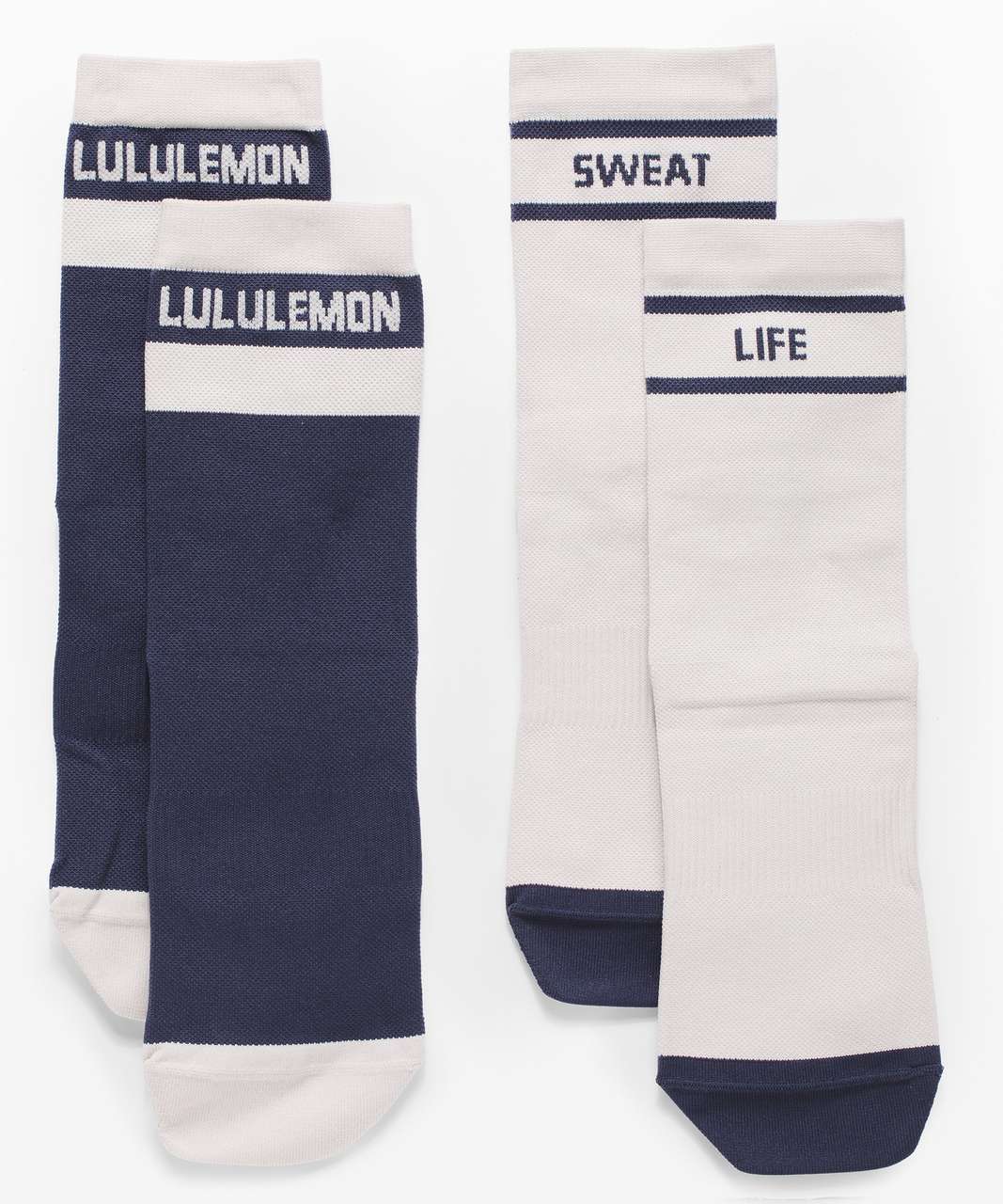 Lululemon How You Like It QuarterSock *2-Pack - Light Chrome / Stone Blue