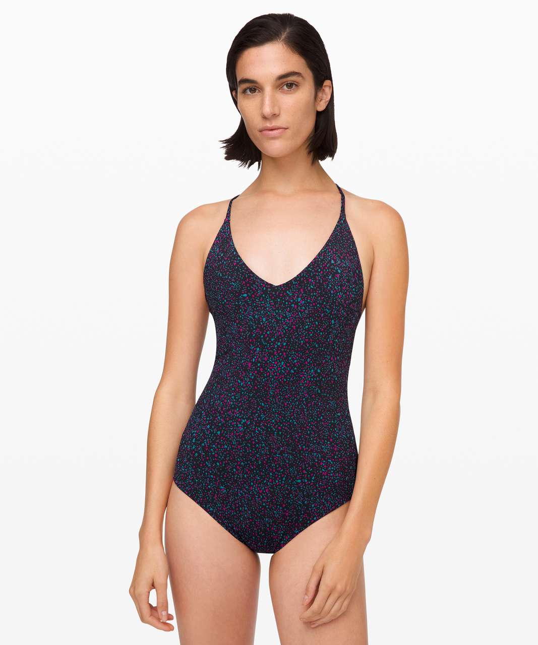 Lululemon Weave The Waves One Piece - Terrazzo Black Multi - lulu