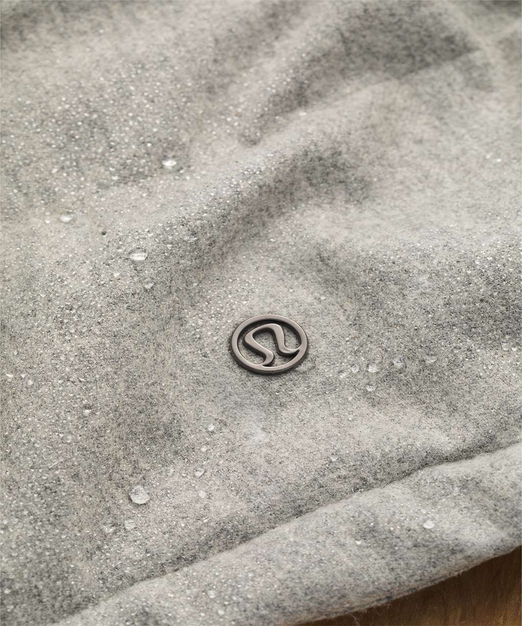 Lululemon Winter Chill Wool Jacket - Heathered Silver Graphite / Light Ivory