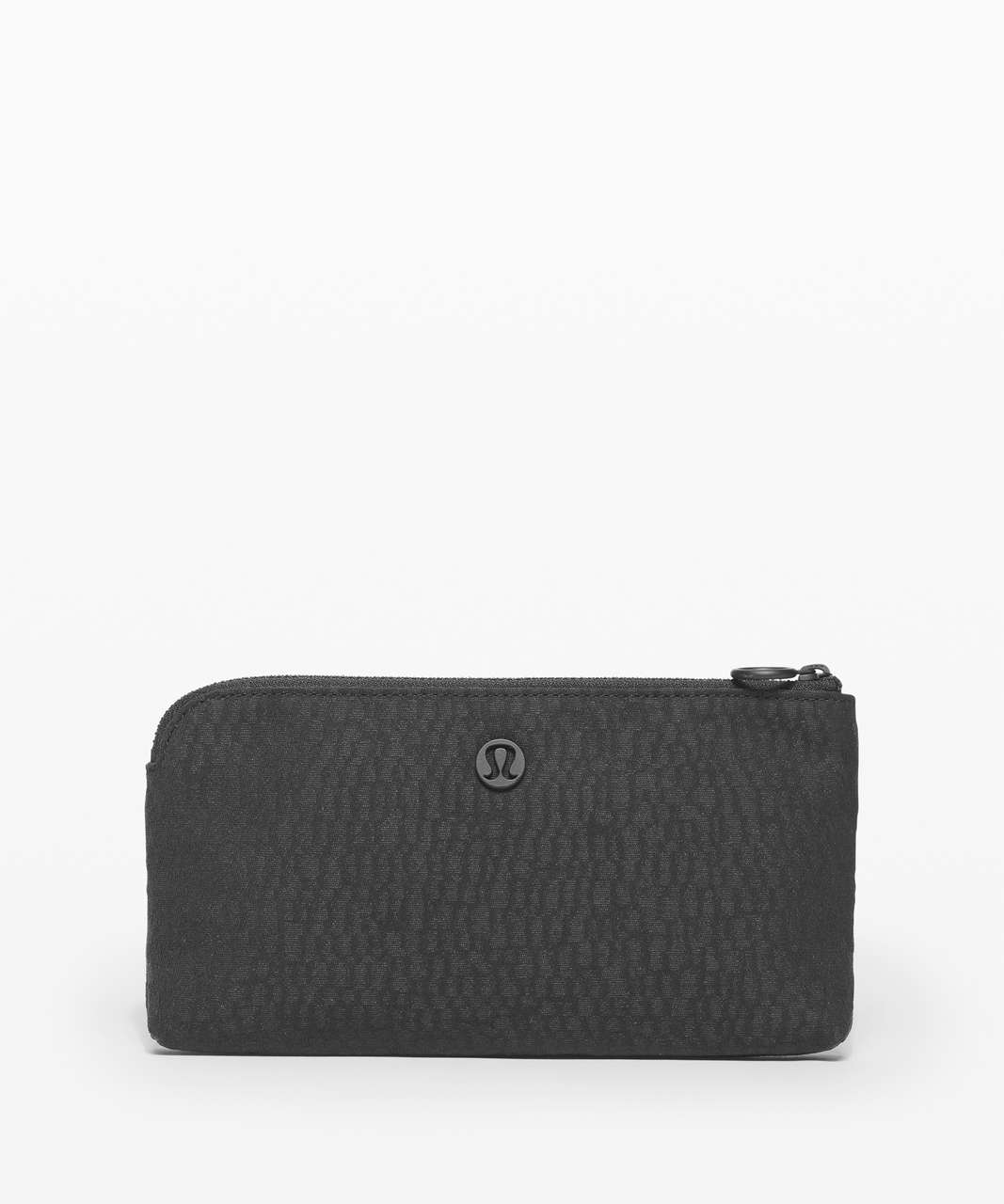 Lululemon Test of Time Travel Wallet - Stacked Jacquard Black Midnight