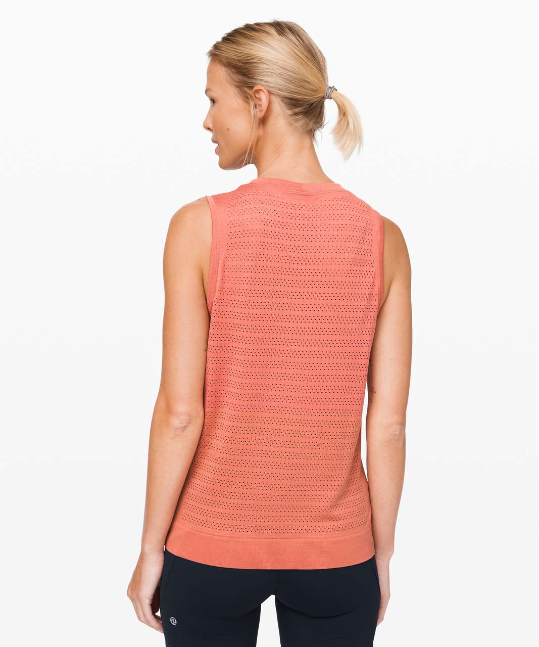 Lululemon Breeze By Muscle Tank II - Copper Clay / Copper Clay