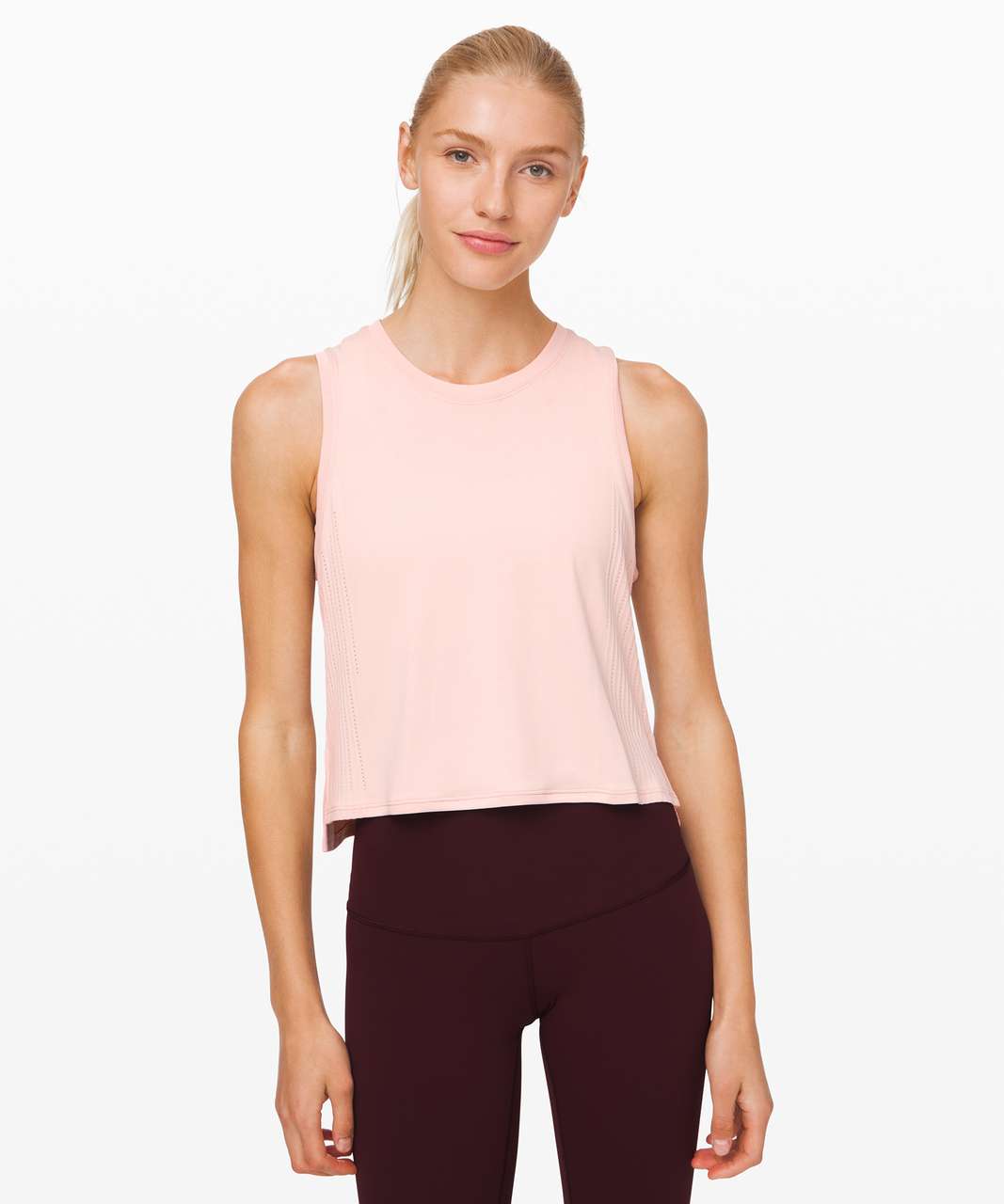 Lululemon Train to Be Tank - Pink Bliss / Pink Bliss