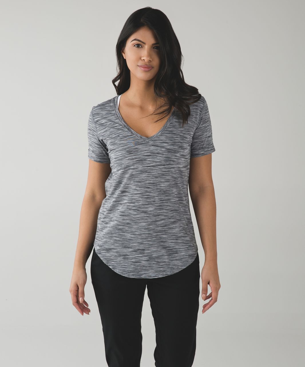 Lululemon Love Tee II - 4 Color Space Dye White Black