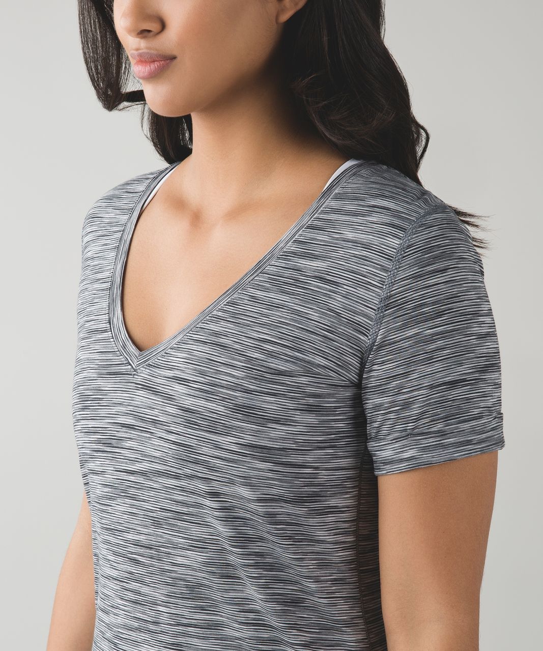 Lululemon Love Tee II - 4 Color Space Dye White Black