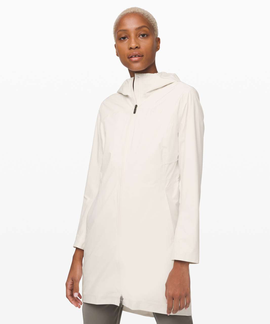 Lululemon Rain Rebel Jacket - Light Ivory - lulu fanatics