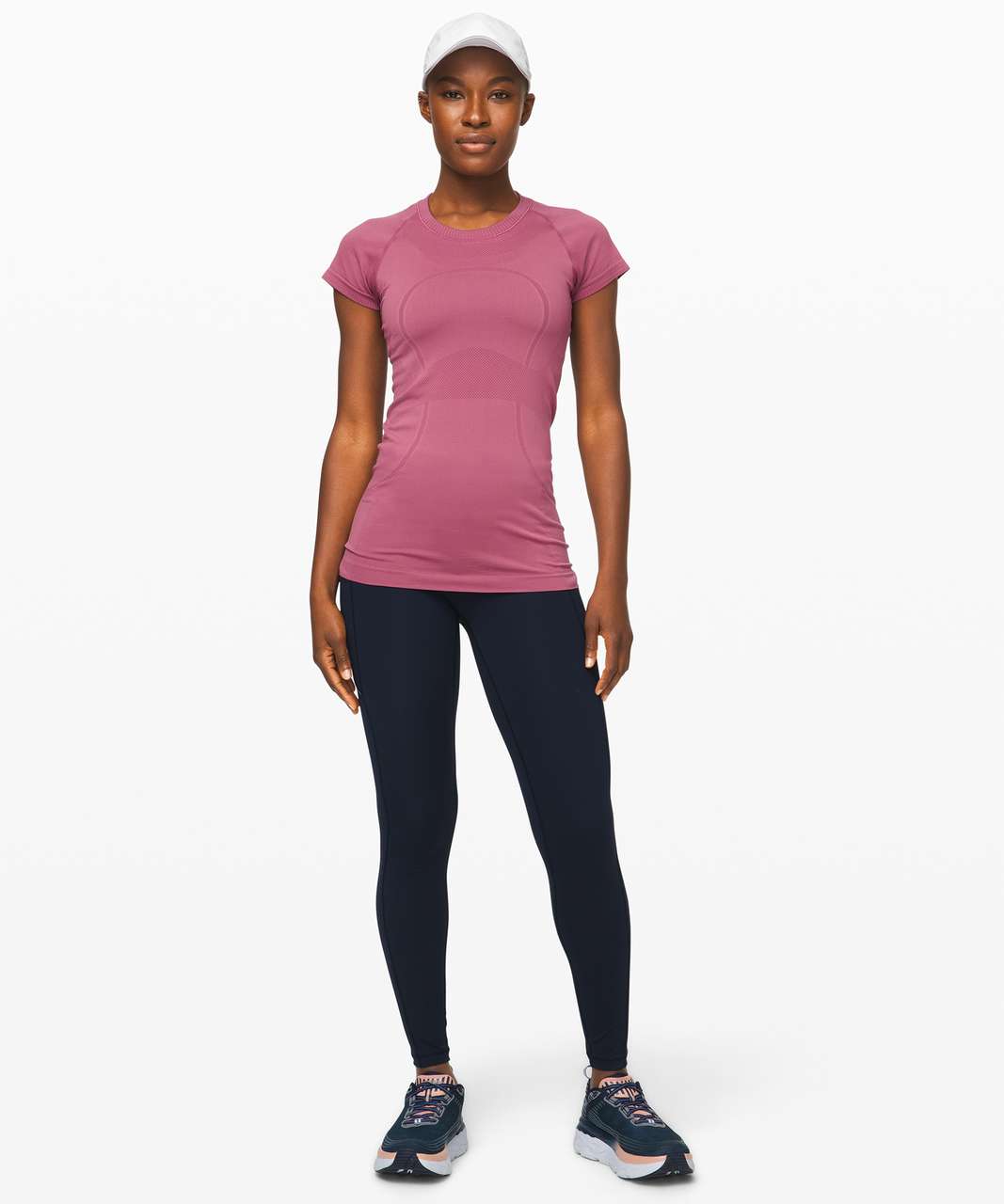 Lululemon Swiftly Tech Short Sleeve Crew - Moss Rose / Moss Rose