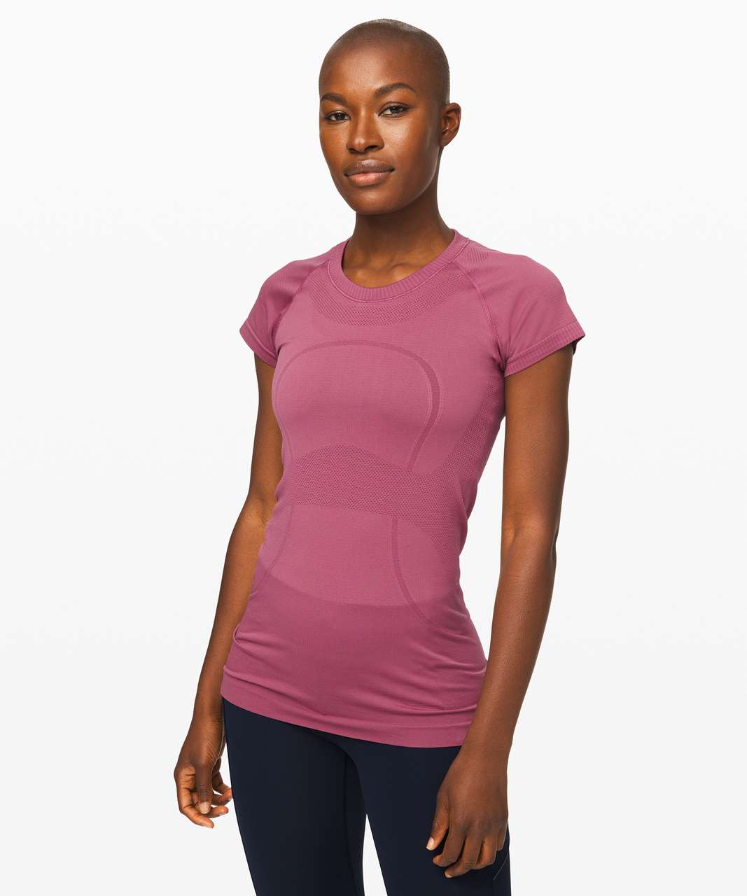 Lululemon Swiftly Tech Short Sleeve Crew - Lip Gloss / Lip Gloss - lulu  fanatics