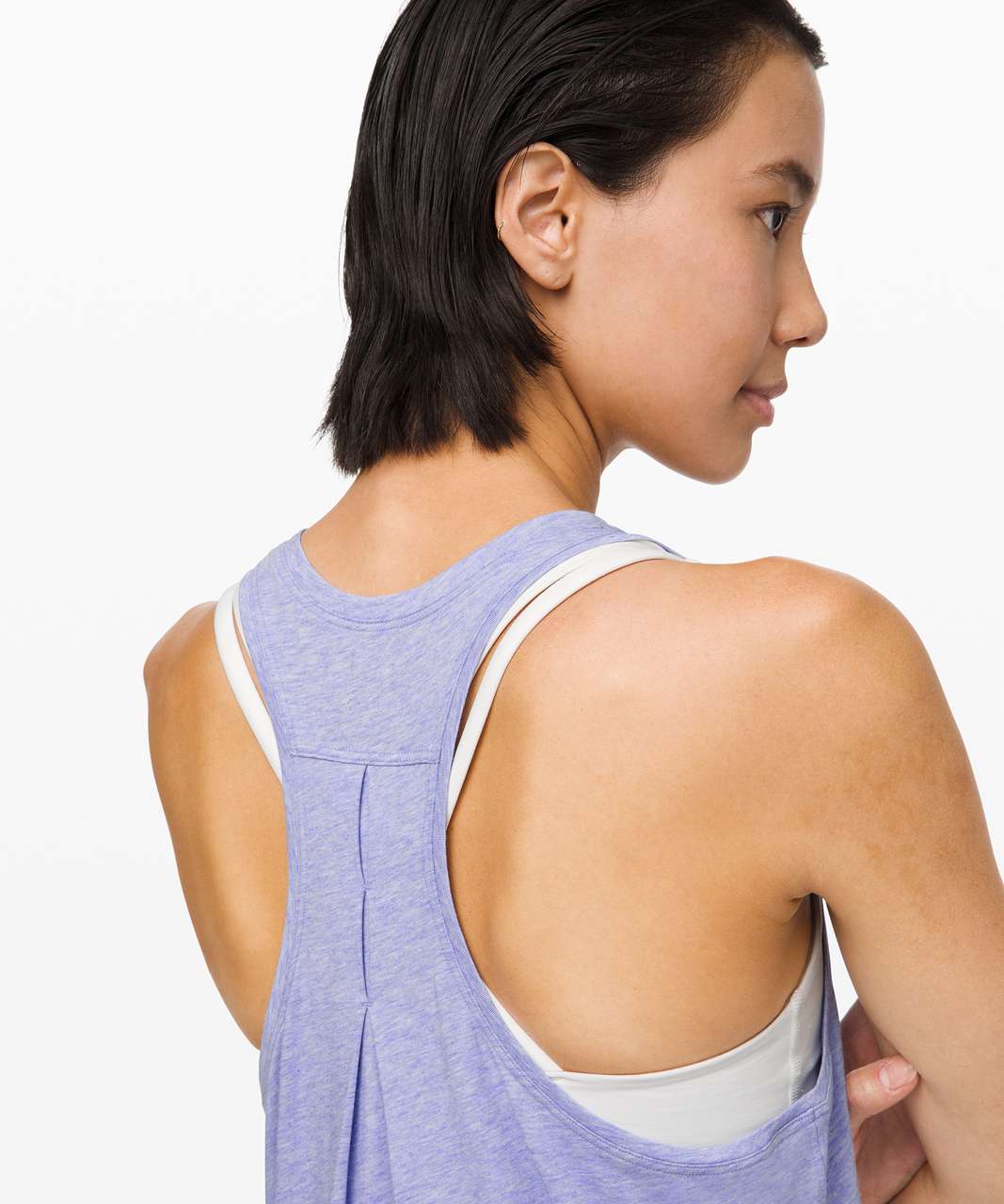 Lululemon Love Tank *Pleated - Heathered Lavender Dusk