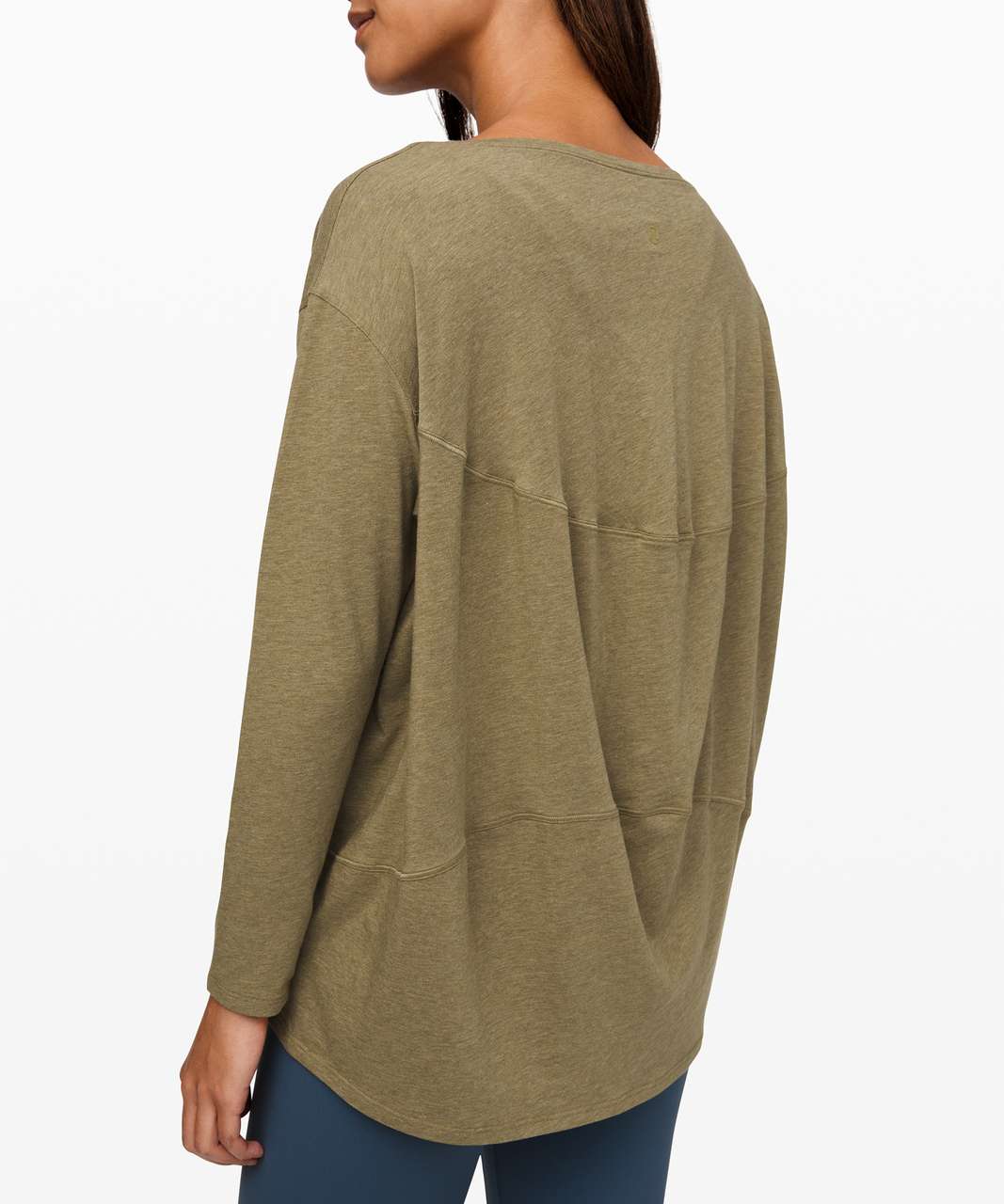 Lululemon Back In Action Long Sleeve - Heathered Grape Leaf