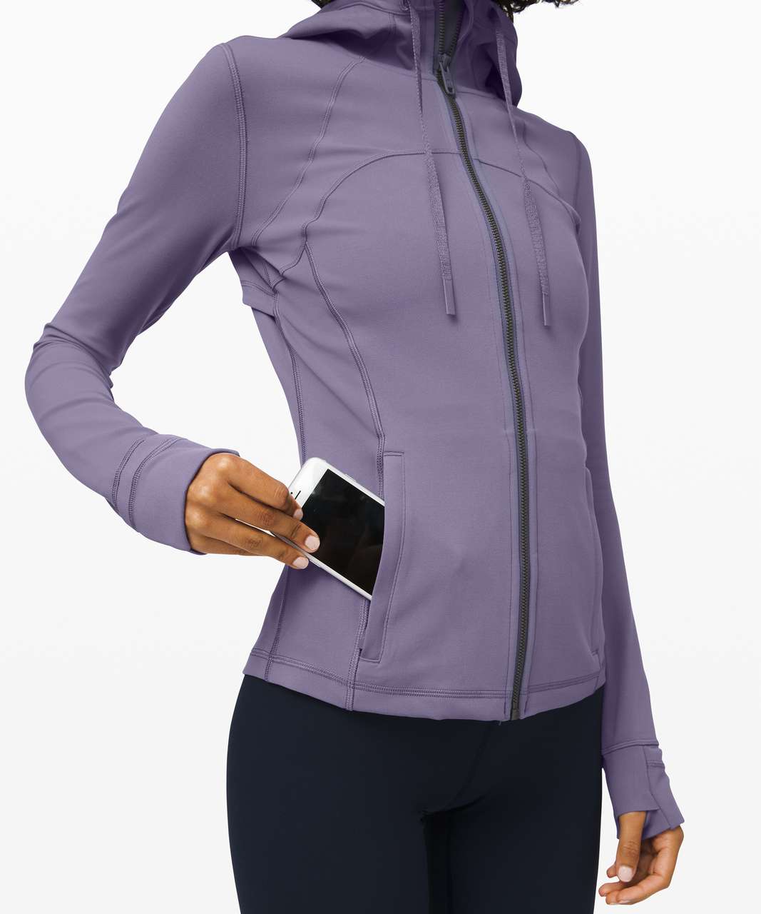 Image Trick - Hooded Define Jacket - Atomic Purple & Medium Forest : r/ lululemon