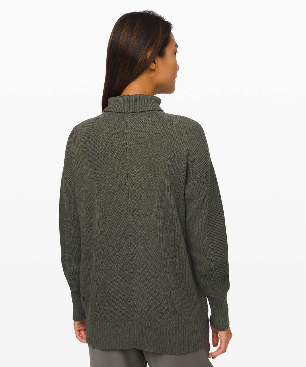 Lululemon Cozy Calling Turtleneck - Heathered Pesto