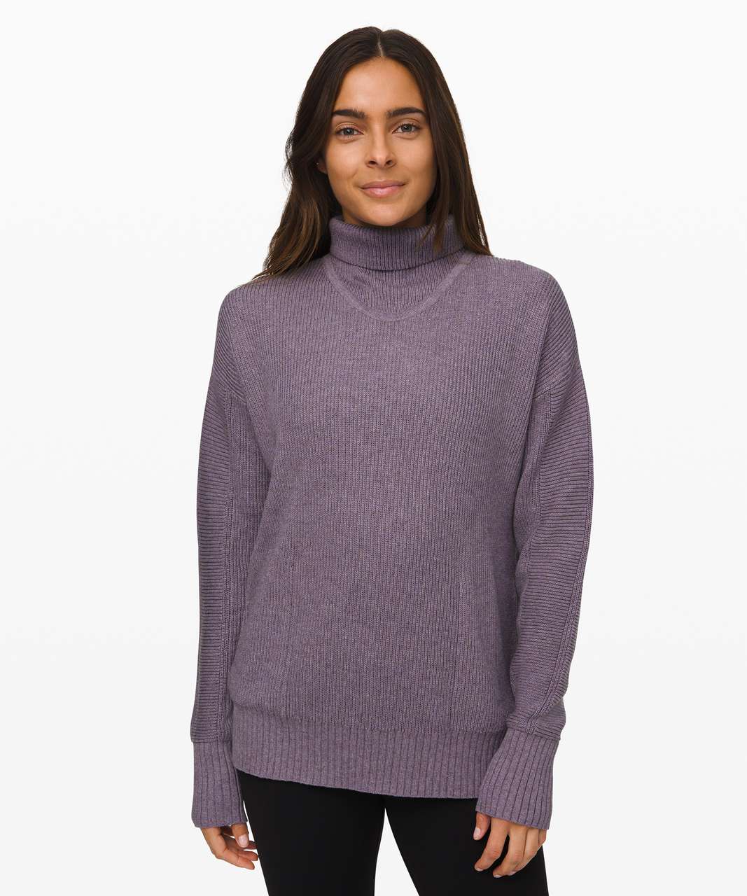 Lululemon Cozy Calling Turtleneck - Heathered Purple Quartz