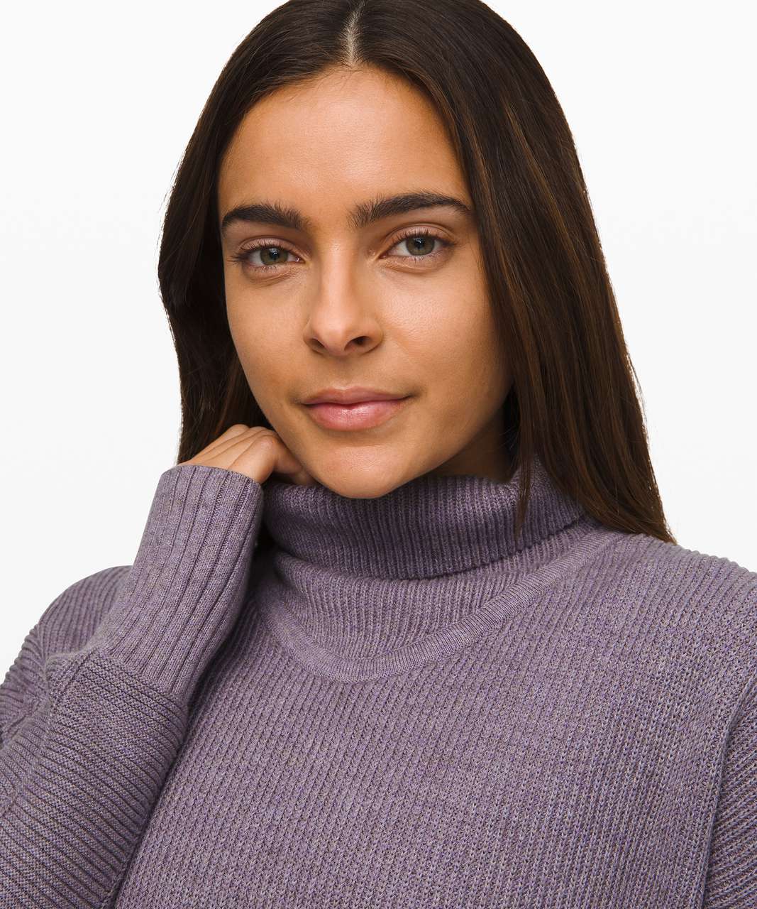 Lululemon Cozy Calling Turtleneck - Heathered Purple Quartz