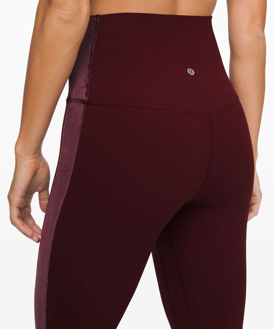 Lululemon Align Super High-Rise Crop *Velvet - Garnet