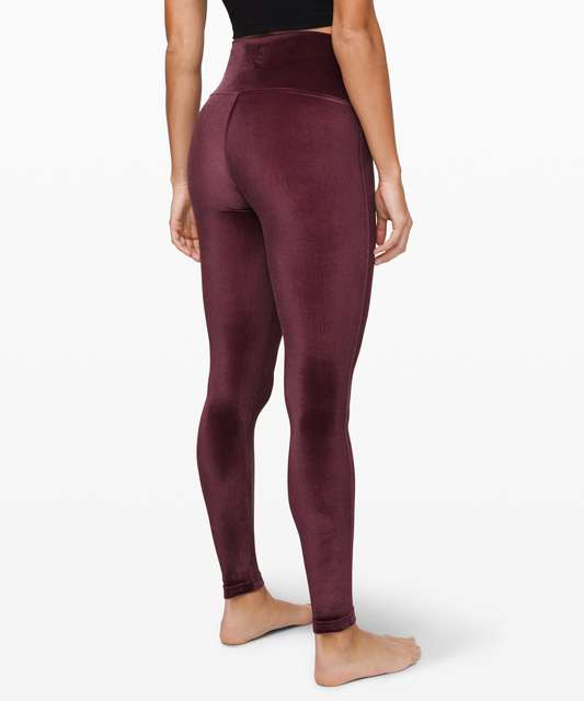 Crushed Velvet Leggings featuring an easy pull-on style and  (734804)