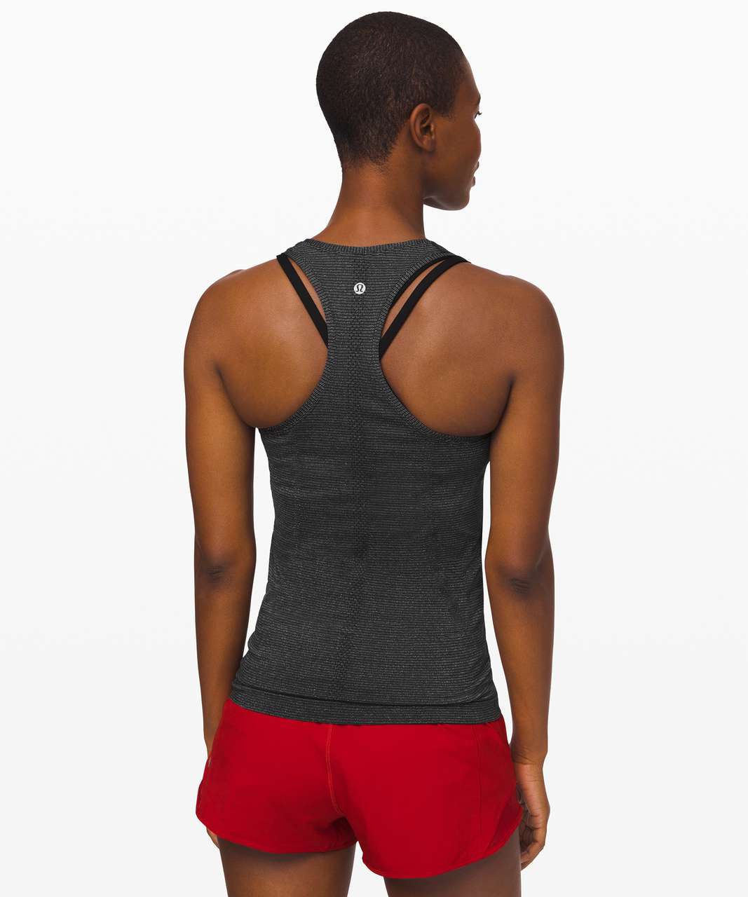 Lululemon Swiftly Speed Racerback *Shine - Black / White / Silver