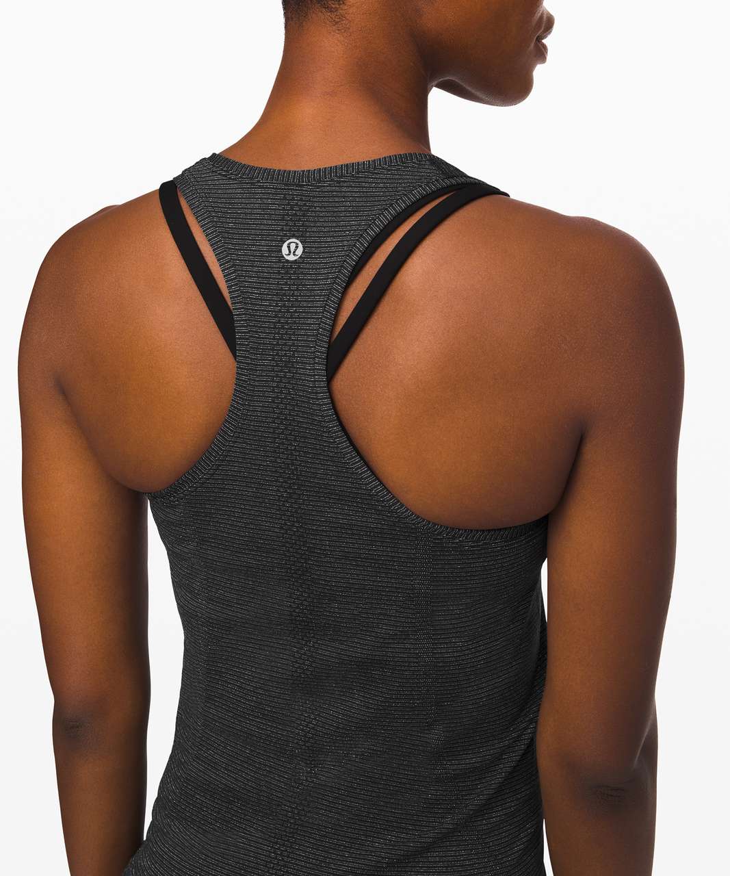 Lululemon Swiftly Speed Racerback *Shine - Black / White / Silver