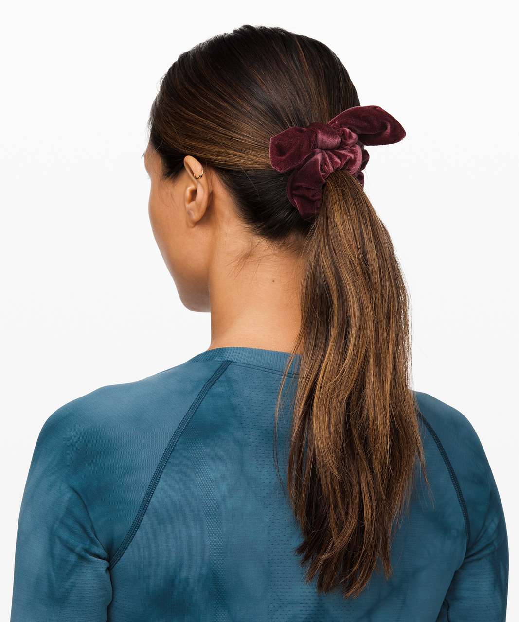 Lululemon Uplifting Scrunchie Bow *Velvet - Garnet