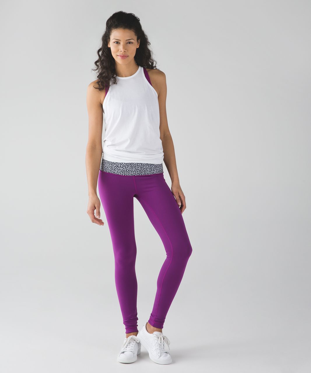 Lululemon Wunder Under Pant III (Reversible) - Black / Regal Plum / Miss  Mosaic Black - lulu fanatics