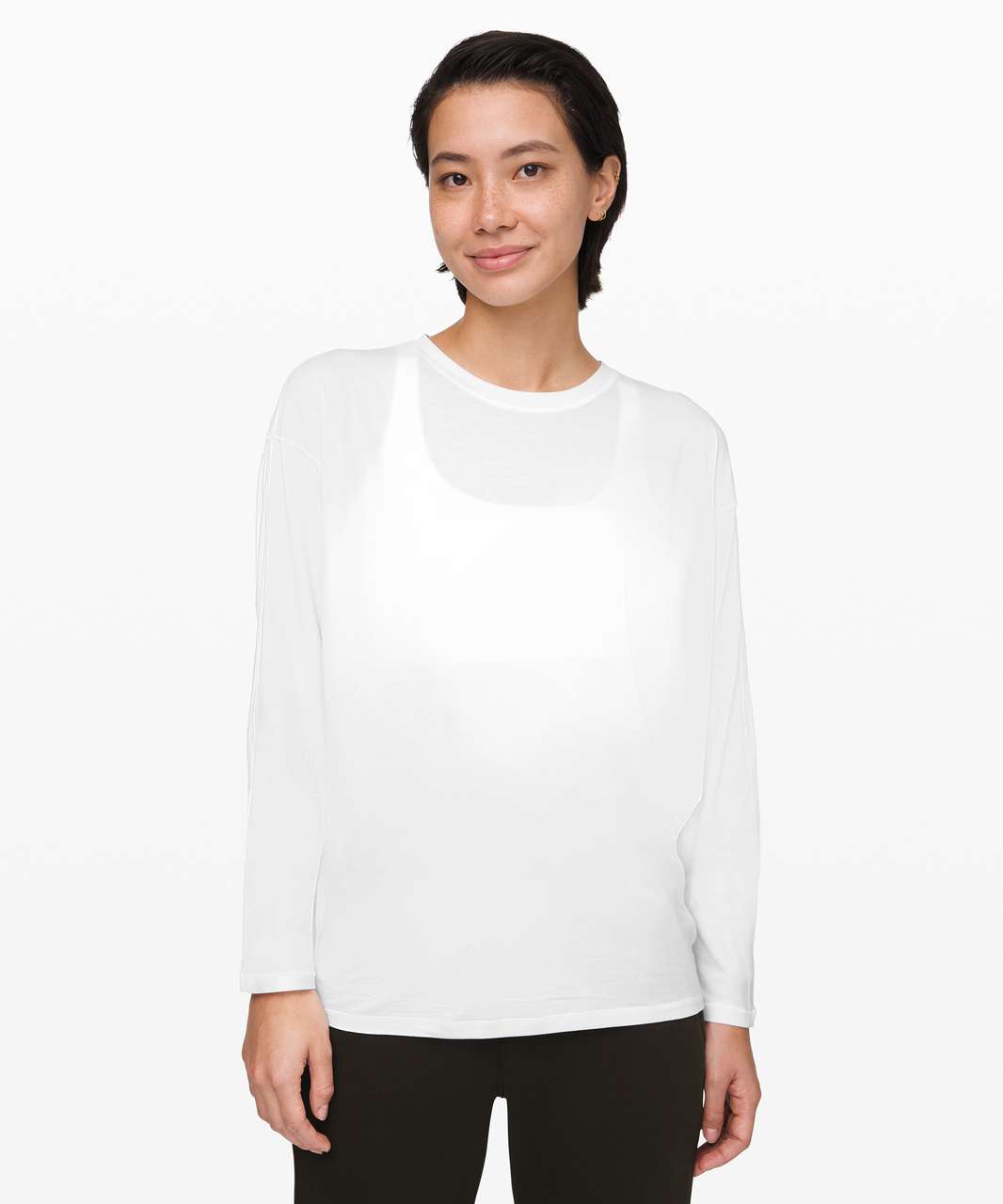 Lululemon Loungeful Drape Long Sleeve - White