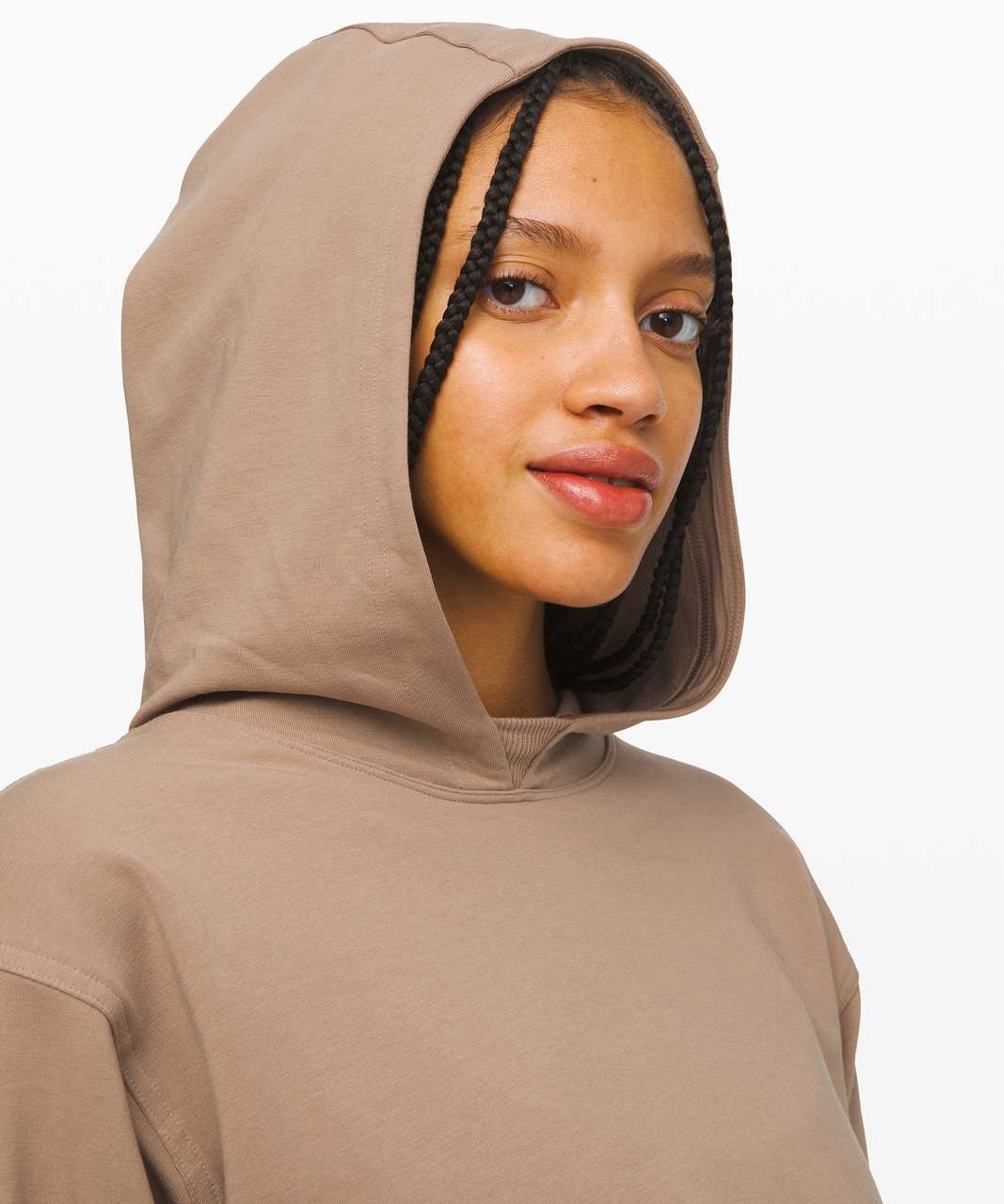 Lululemon All Yours Cropped Hoodie - Soft Sand
