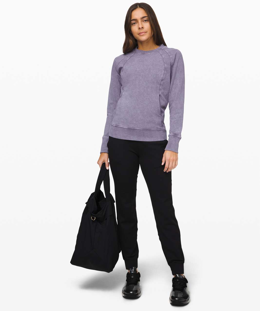 lululemon athletica, Tops, Size 4 Purple Lululemon Crew Neck Sweatshirt