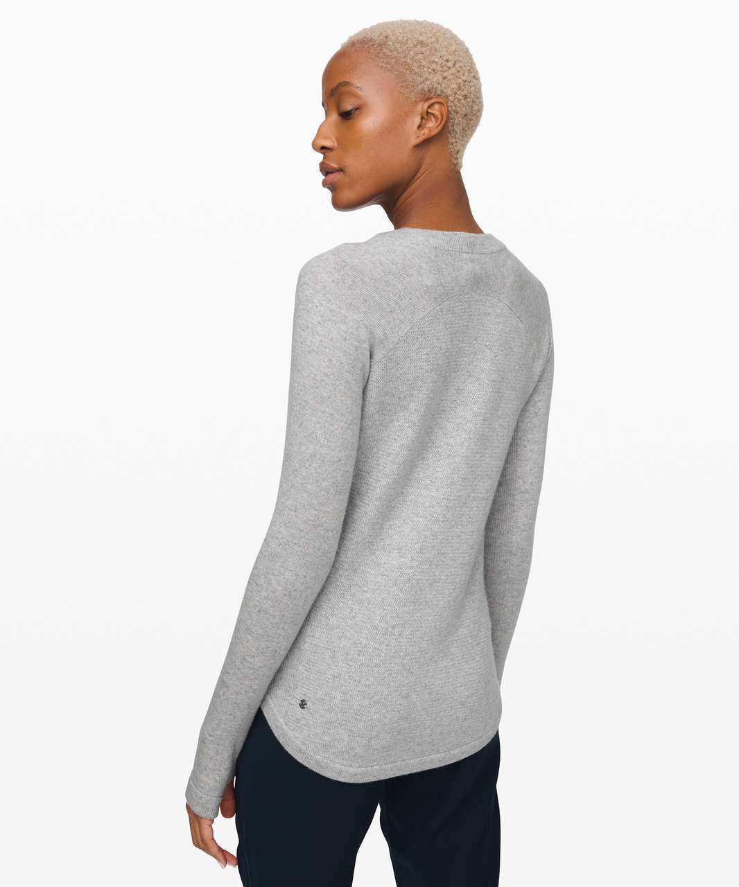 Lululemon Sit in Lotus Sweater *Cashmere - Heathered Core Light Grey