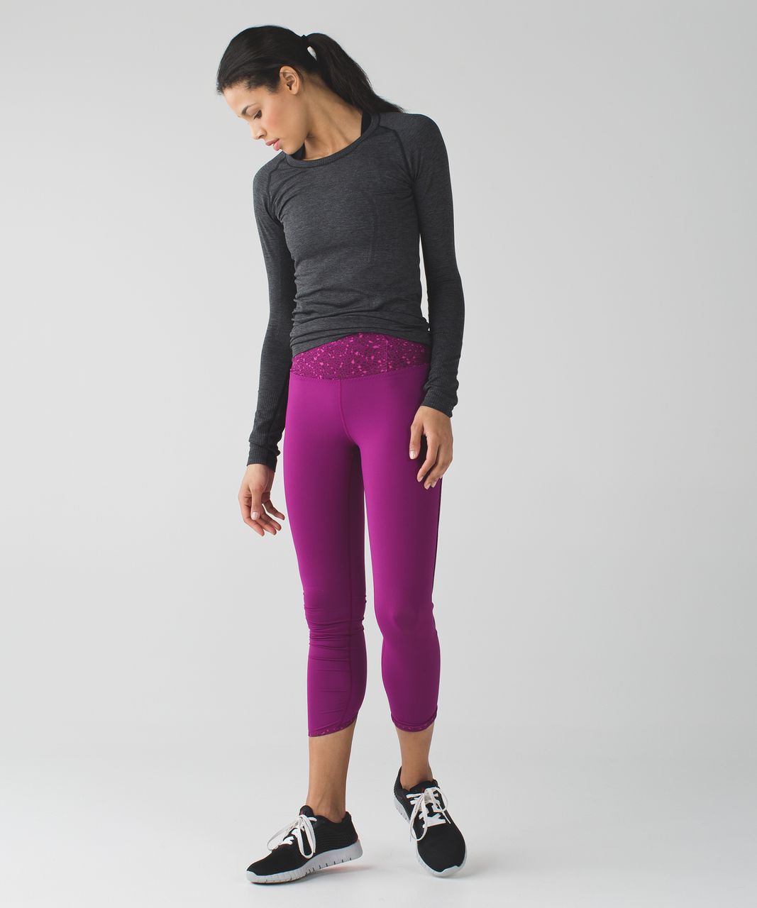 Lululemon Real Quick Tight - Regal Plum / Paradise Geo Regal Plum Multi -  lulu fanatics