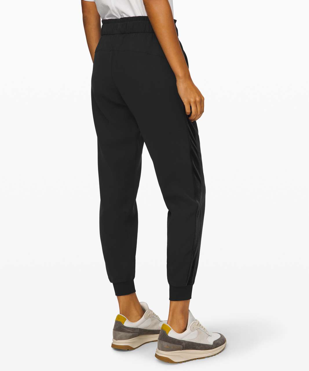 Lululemon On the Fly Jogger *Velvet Trim - Black / Black - lulu fanatics