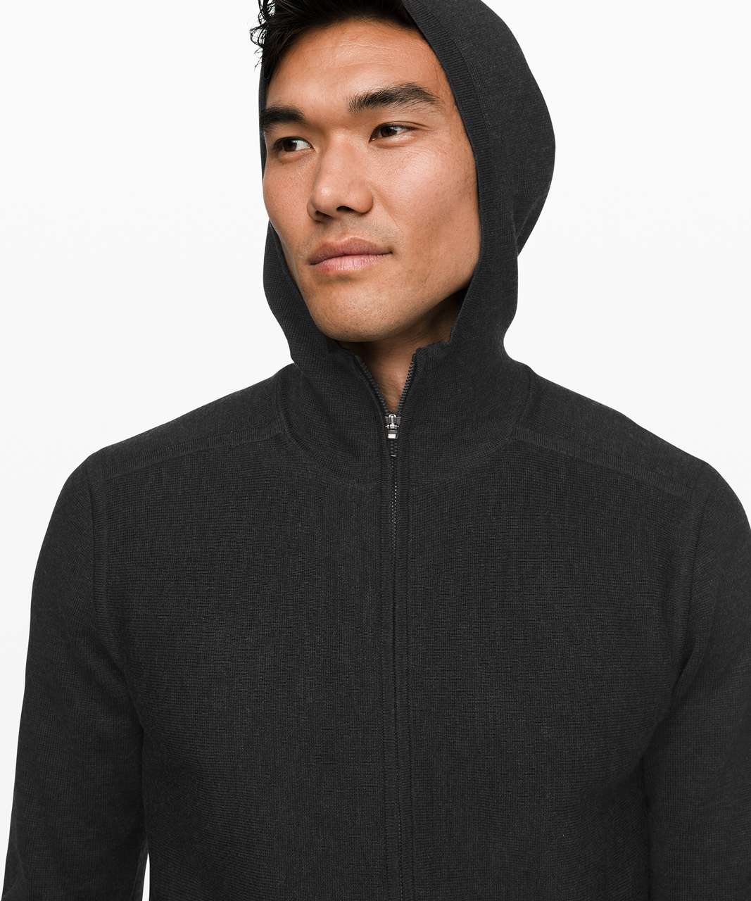 Lululemon Alpine Air Full Zip Hoodie - Heathered Black