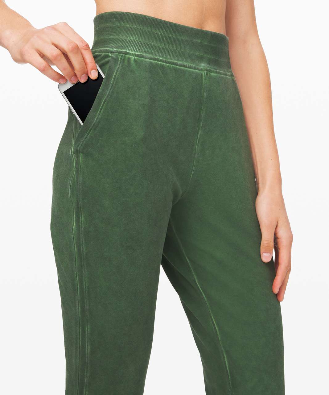 Lululemon Warm Down High-Rise Jogger *Wash - Sand Wash Algae Green