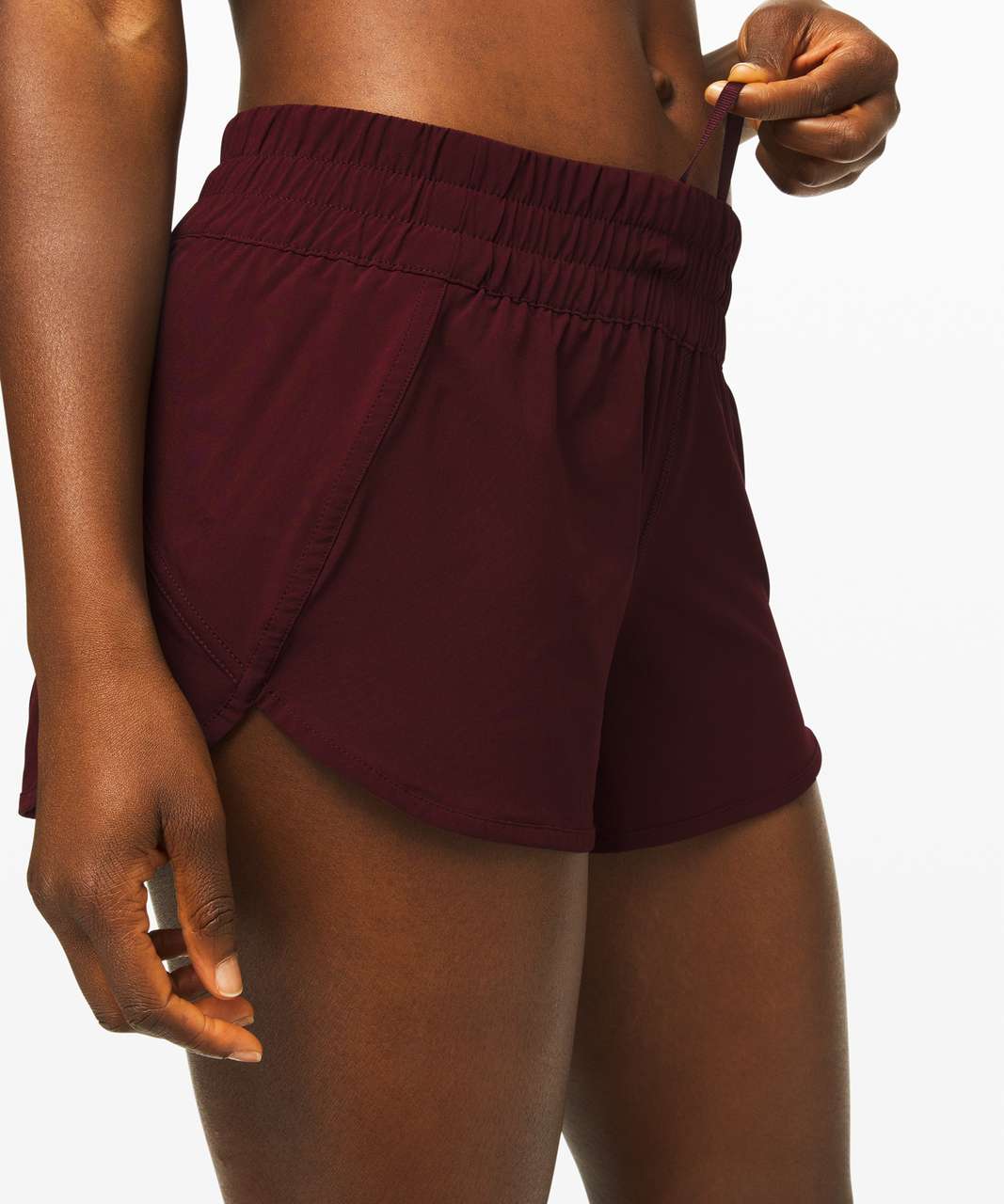 NEW LULULEMON Tracker Short 6 Dark Red