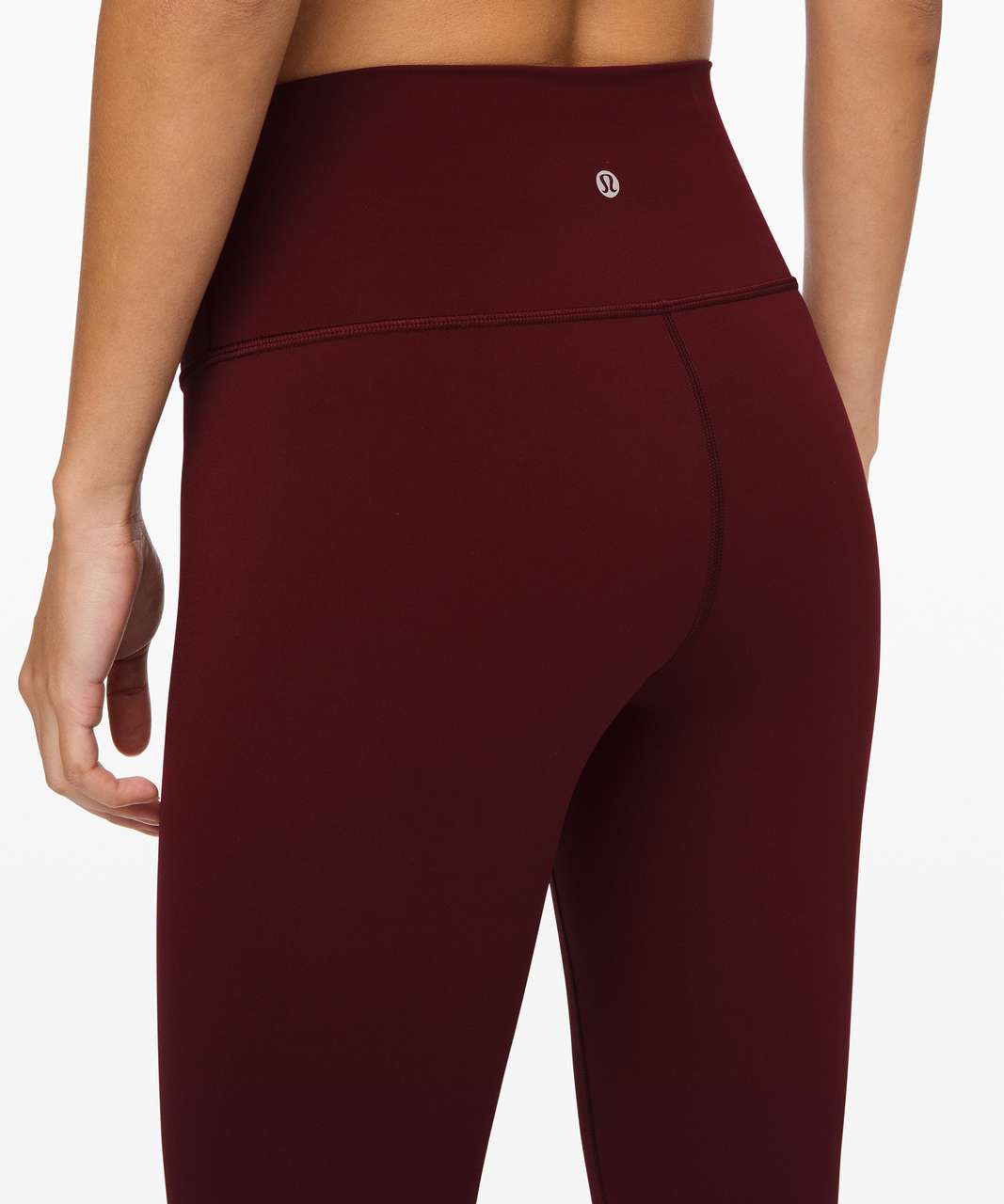 Lululemon Wunder Under Crop (High-Rise) *Full-On Luxtreme 21" - Garnet