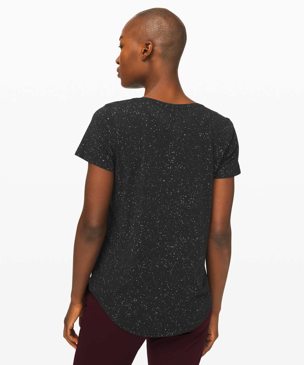 Lululemon Love Crew III - Splatter Dye Black