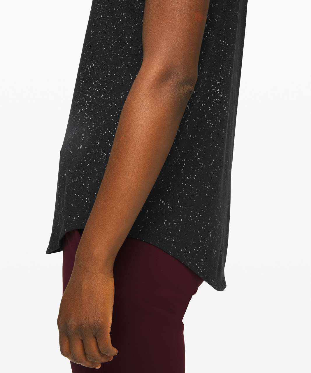 Lululemon Love Crew III - Splatter Dye Black