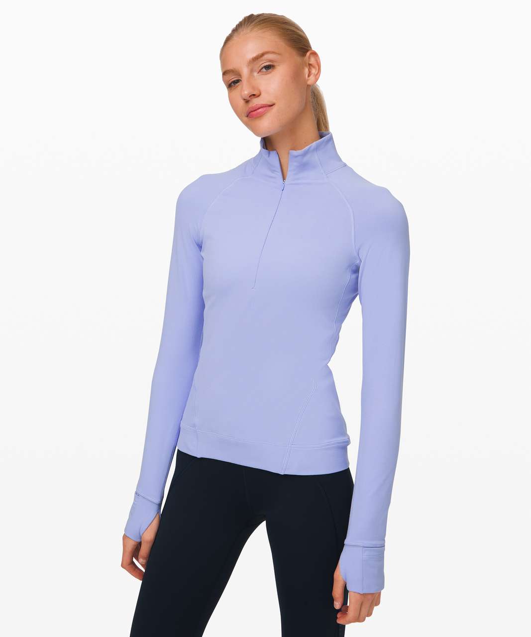 Lululemon Outrun the Elements 1/2 Zip - Lavender Dusk - lulu fanatics