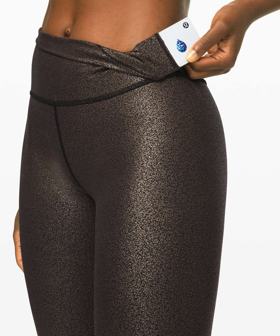 Women's Rose Gold Splatter Foil Legging