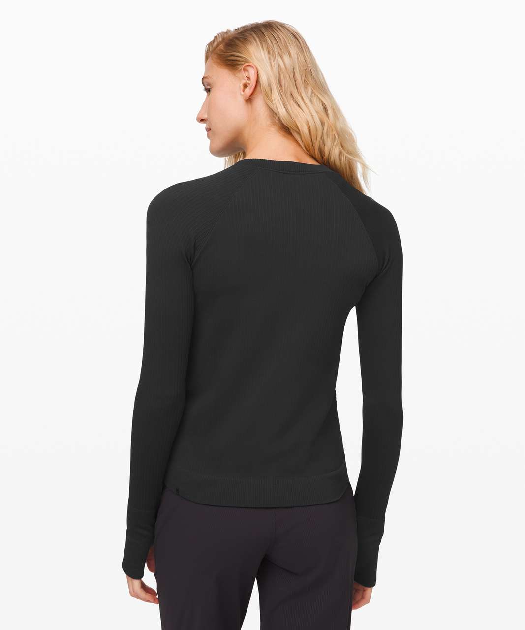 Lululemon Rest Less Pullover - Black / Black - lulu fanatics