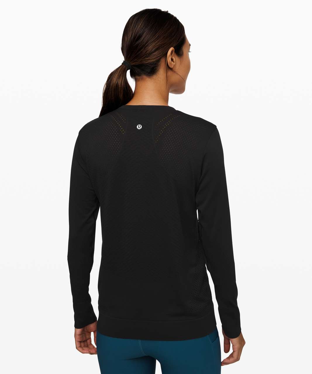 Lululemon Breeze By Long Sleeve *Fusion - Black / Black