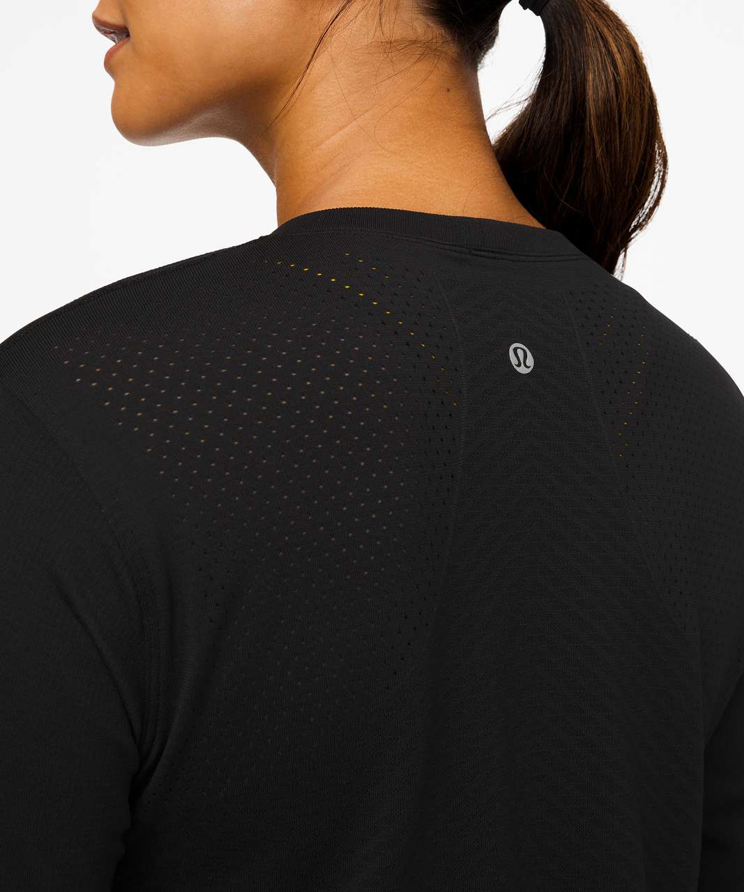 Lululemon Breeze By Long Sleeve *Fusion - Black / Black