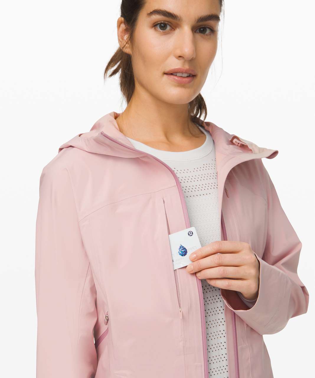 Lululemon Break a Trail Jacket - Porcelain Pink