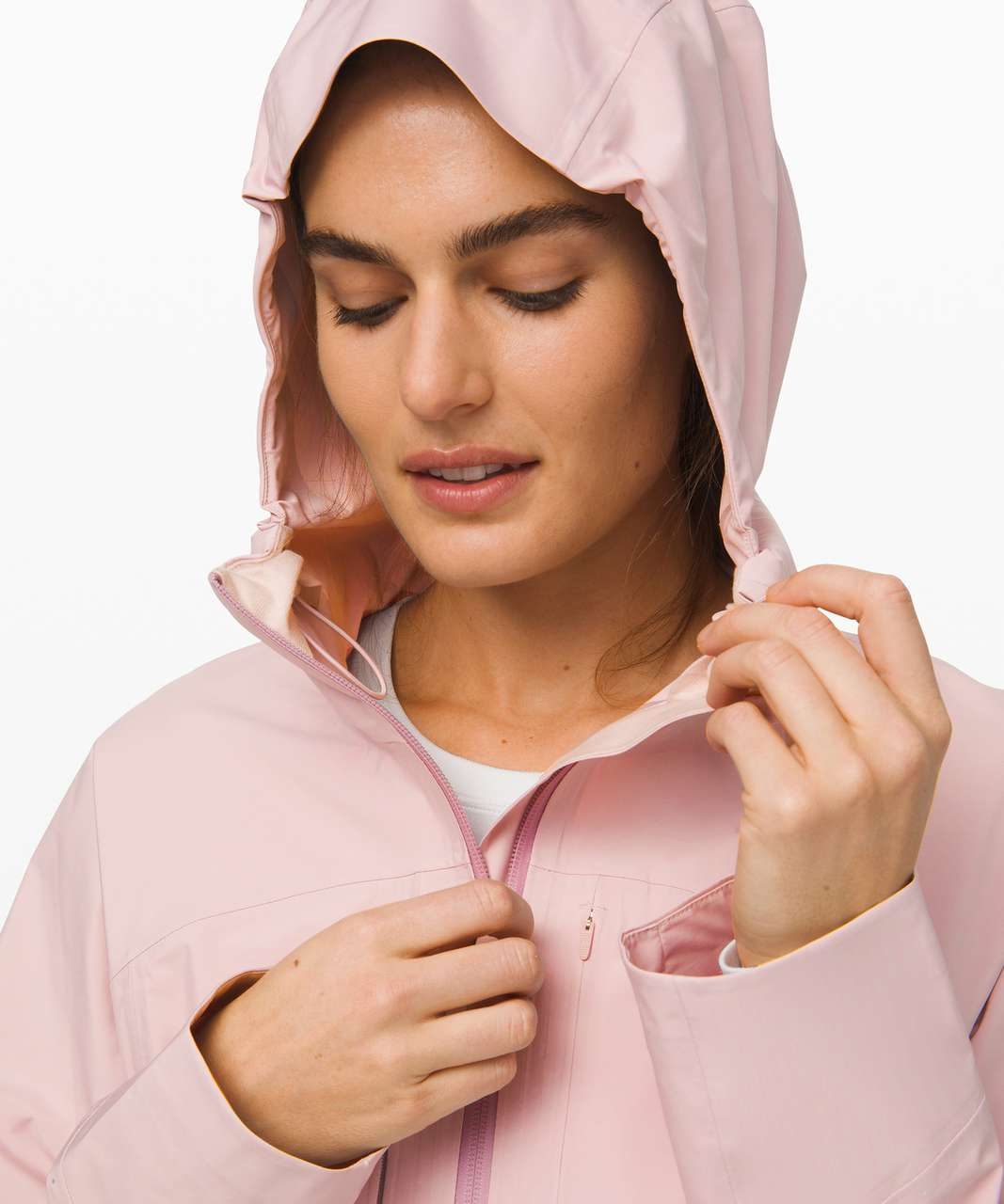 Lululemon Break a Trail Jacket - Porcelain Pink