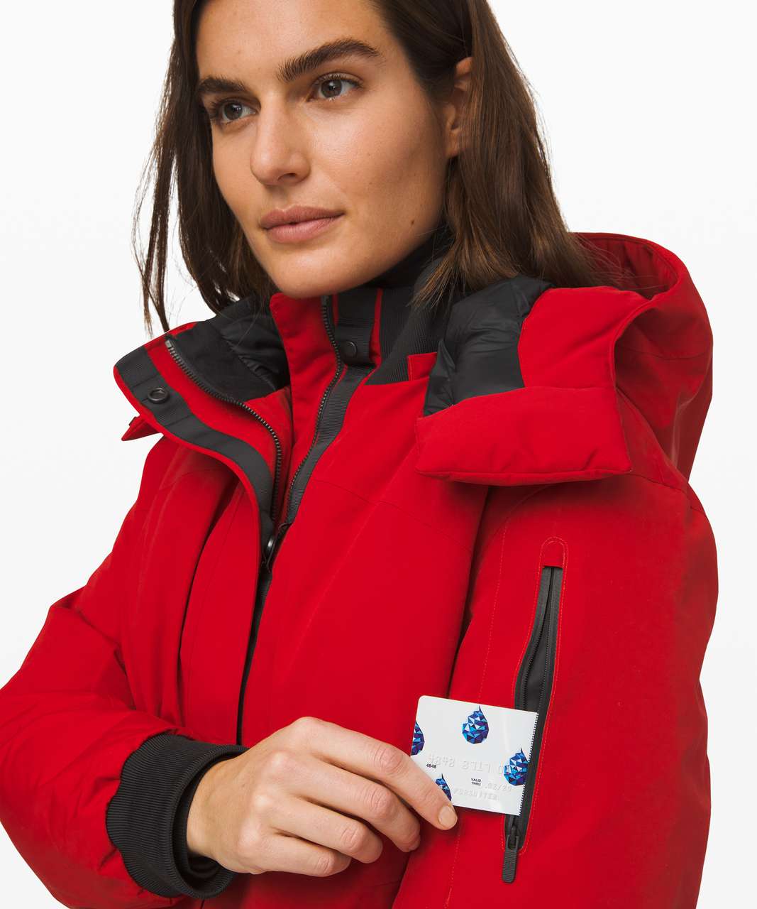 Lululemon Winter Warrior Bomber - Dark Red