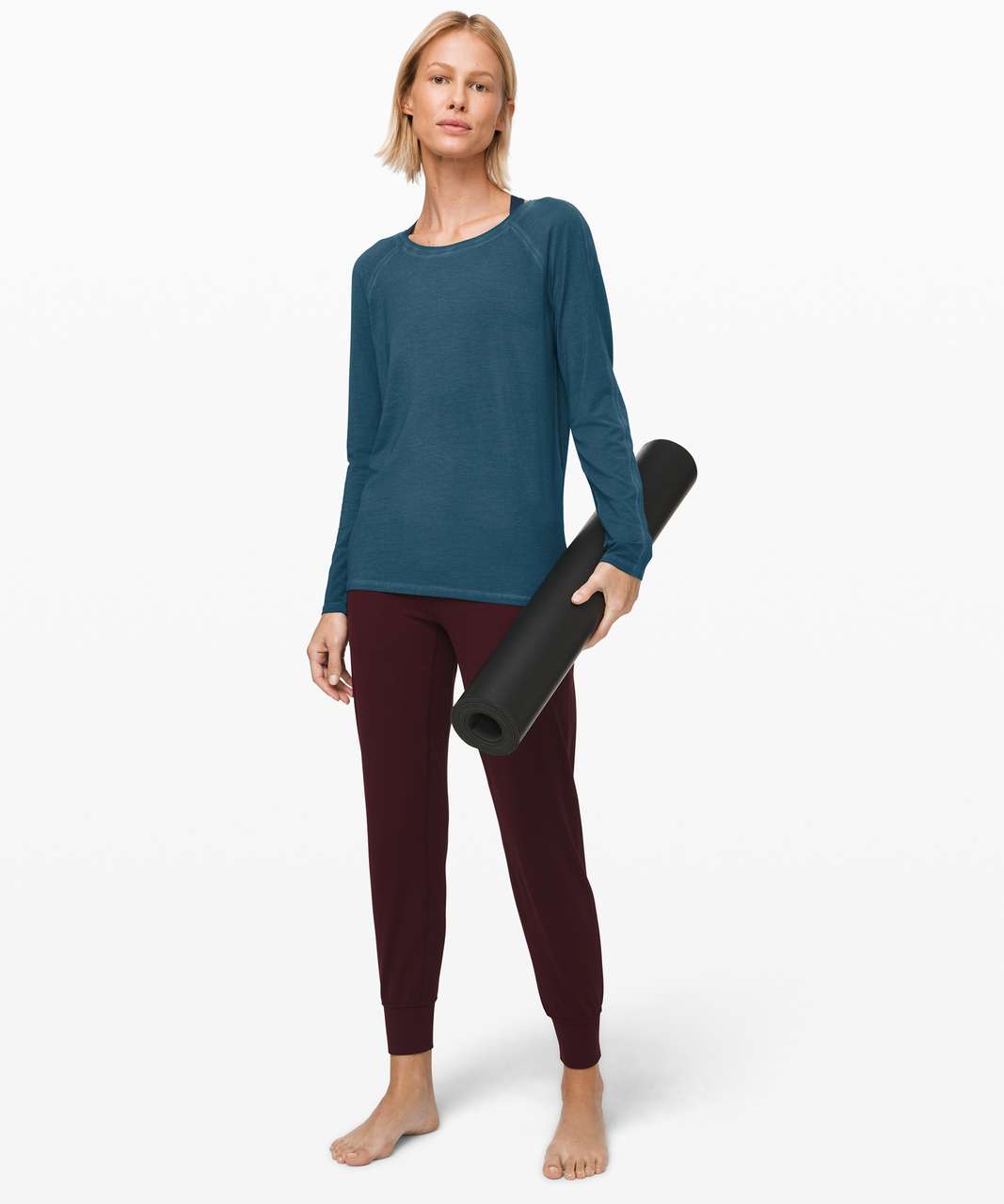 Lululemon Emerald Long Sleeve *Wash - Washed Night Diver