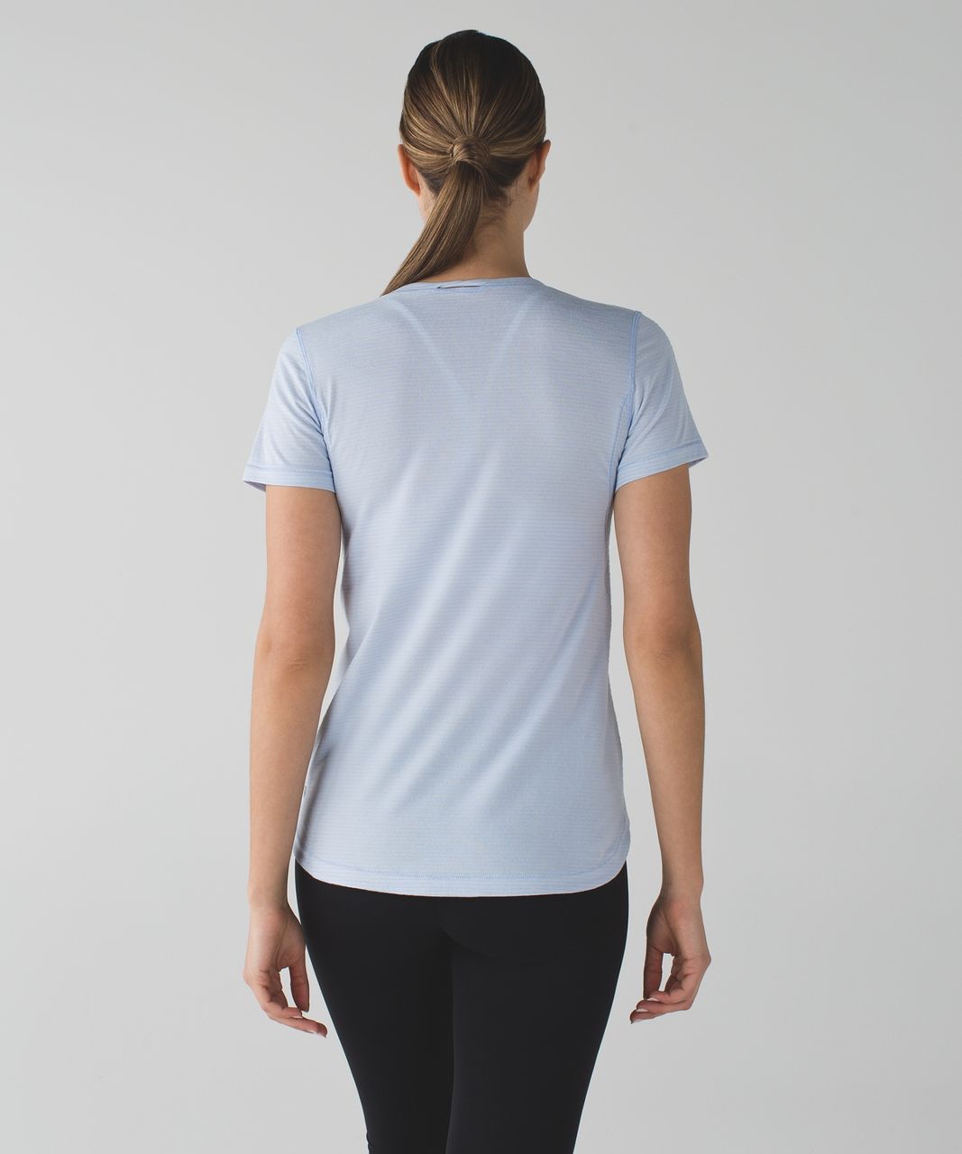 Lululemon What The Sport Tee - Heathered Chalk